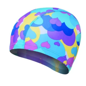 Bonnet de bain piscine, cheveux longs, thèmes colorés, modèle 1