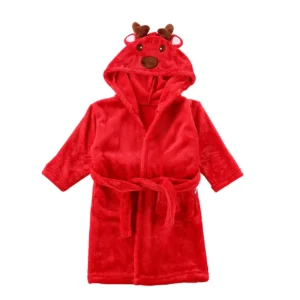 Peignoir de bain enfant, rouge