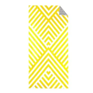 Serviette de plage xxl, 2 tailles, jaune