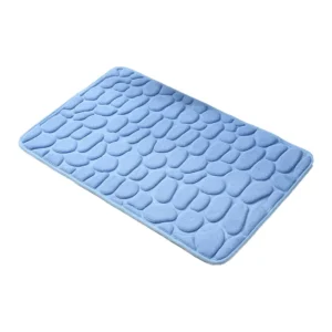 Tapis de bain diatomite, 40x60 cm, gris, bleu, beige, marron ou rose