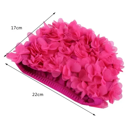 Bonnet de bain cheveux longs, élastique, dimensions