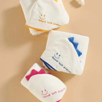 Cape de bain bébé, bleu, jaune ou rose qualité supérieure