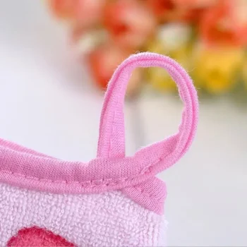 Gant de toilette bébé, bleu, rose ou jaune haute qualité