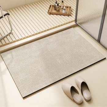 Grand tapis de bain, 60x120 cm, antidérapant, modèle 1 moelleux