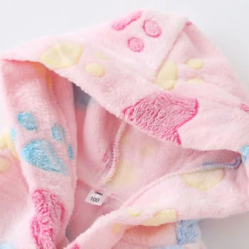 Peignoir de bain enfant, rose, bleu ou jaune haute qualité