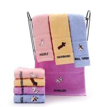 Serviette de bain bébé, ensemble de deux pièces, 25×50 cm, bleu, jaune, rose ou violet qualité supérieure Serviette de bain bébé, ensemble de deux pièces, 25x50 cm, bleu, jaune, rose ou violet qualité supérieure