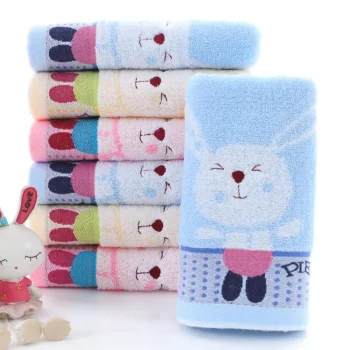 Serviette de bain bébé, ensemble de deux pièces, bleu, jaune ou rose douce Serviette de bain bébé, ensemble de deux pièces, bleu, jaune ou rose douce