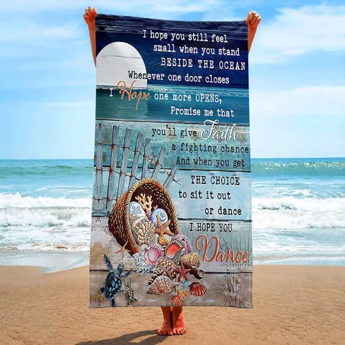Serviette de plage homme, thème océan, 2 tailles, 6 modèles douce