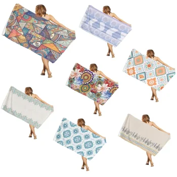 Serviette de plage xxl, 180×90 cm, thème été, 7 modèles Serviette de plage xxl, 180x90 cm, thème été, 7 modèles