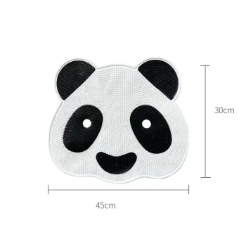 Tapis de bain bébé, 45x30 cm, antidérapant, panda, dimensions